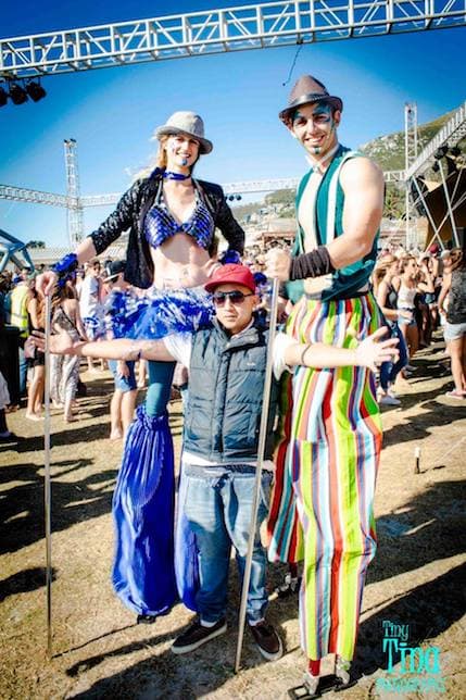 Spot the Stilt Walkers! - Specialty Performers in Western Cape